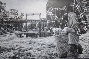 Mathew Hunt, My Darling , Acrylic on Canvas, 2026, 1000 × 1500 mm. $10,000