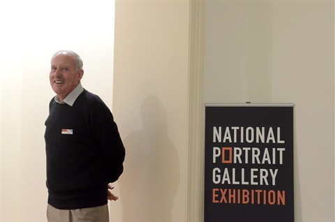 image of volunteer at Gallery opening