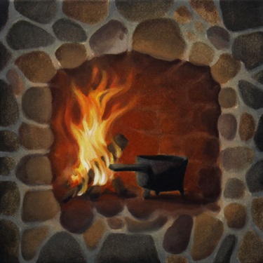 Max Berry - Hearth, 31x31