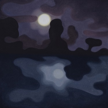 Max Berry - Reflection of Moon on Water, 46x46