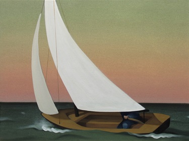 Max Berry - Sailboat, 61x46