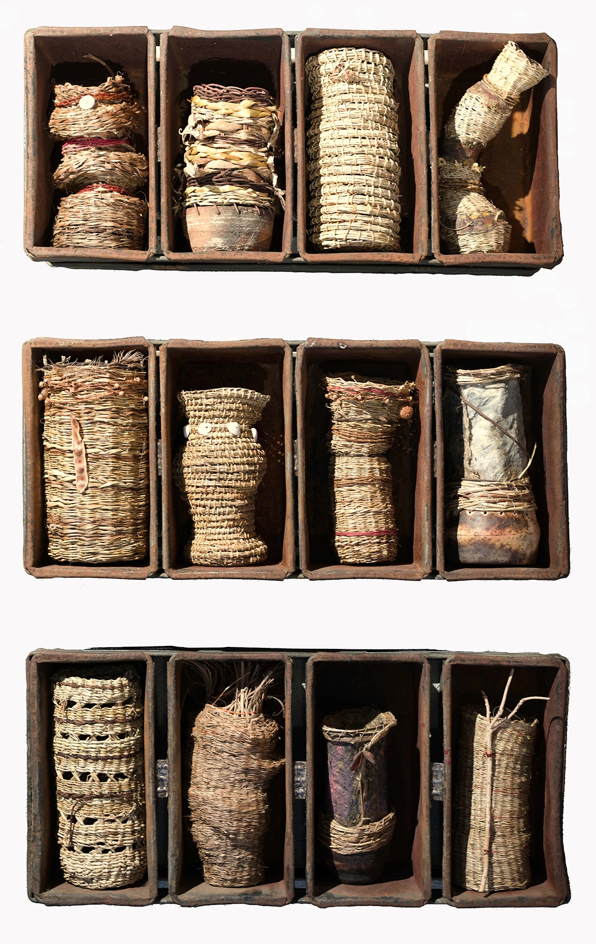 Ann Evers Contained and Baked in the Desert Bakers Tin and Woven Vessels.jpg